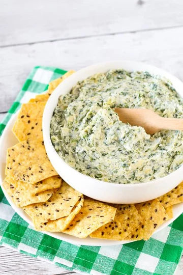 Dairy Free Spinach Artichoke Dip
